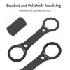 Aluminum Alloy Bottom Bracket Wrench, Bicycle Crankset Disassemble Tool- Compatible