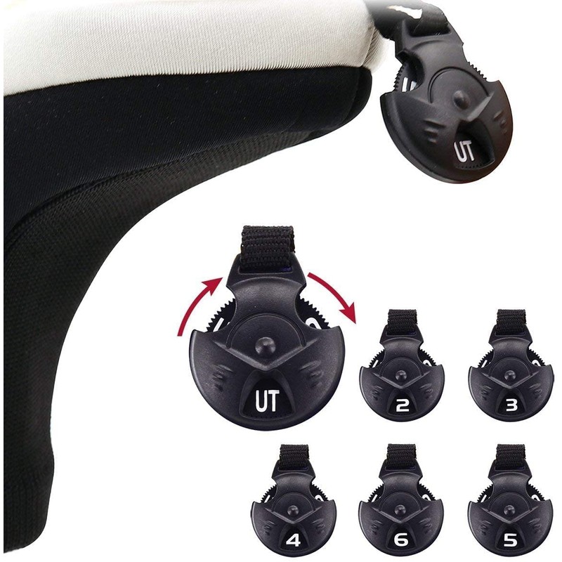 New Black Red 3 Pack Golf Hybrid Headcover Club Head