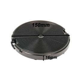 EVAYP 2x Activated Carbon Filter Suitable for AEG - Bosh - Electrolux - Faber - Smeg / EFF75 4055093712 112.0254.245 112.0169.114 4055093712 112.0067.944 NYTTIG FIL400 For kitchen hoods