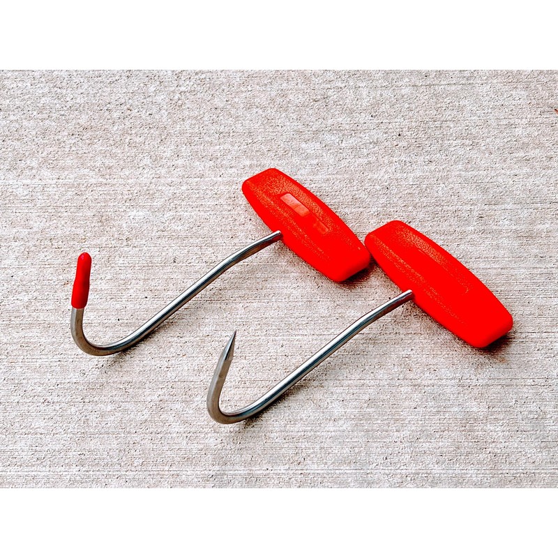 Gee Yu 2PCS Meat Hooks for Butchering,T Shaped Boning Hooks