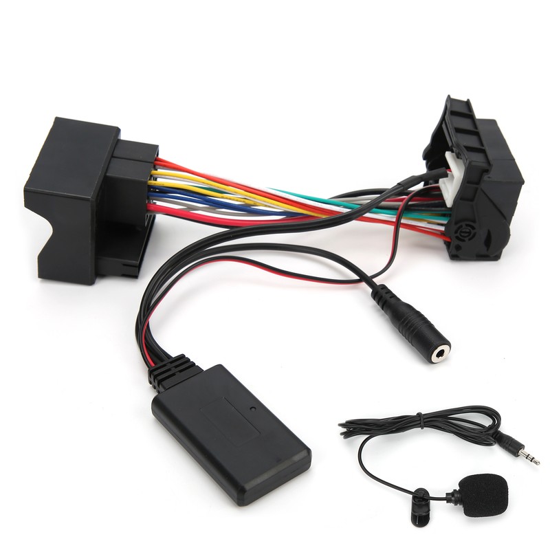 12Pin Bluetooth AUX-IN Cable Stereo Audio Adapter with Microphone Fit