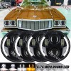 JESUO 4PCS 5 3/4" 5.75" inch Led Headlight Hi/Lo for