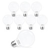 Cotanic Bathroom Round Light Bulb, E26 Standard Base, 5W, 60