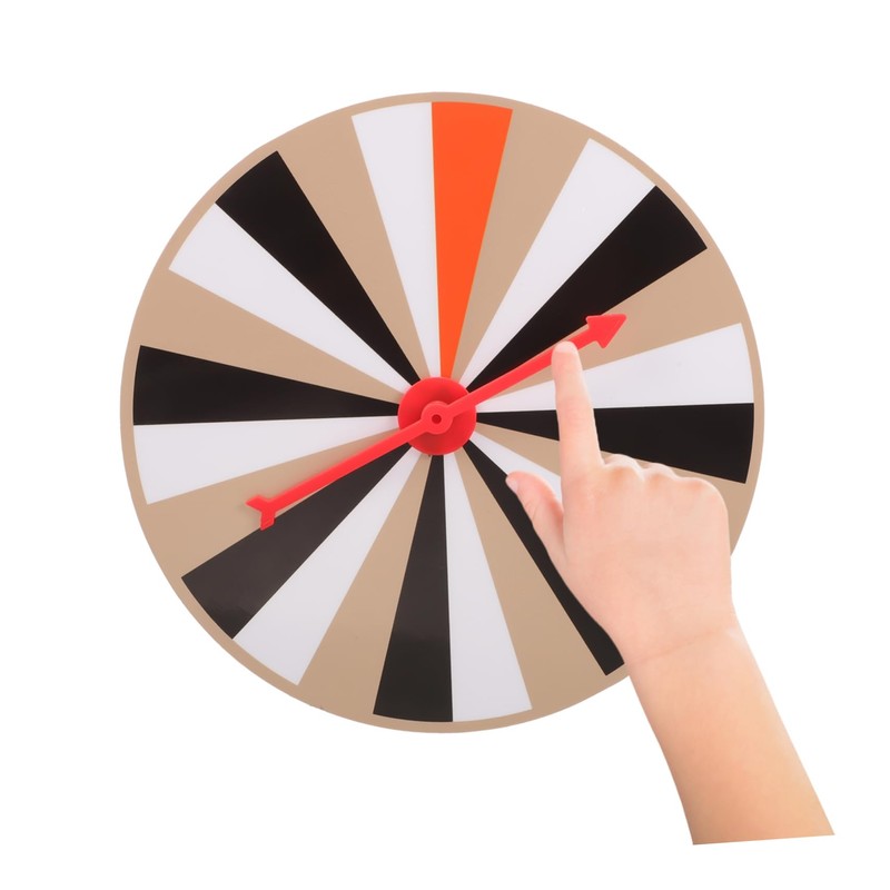 BESPORTBLE DIY Game Wheel for Parties Rotating Fortune Wheel for