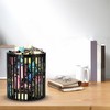 MONOSUGO Black Pen Holder for Desk, Metal Pen Caddy Pencil