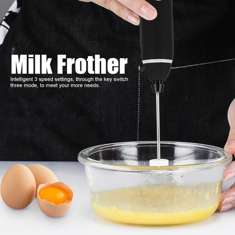 Handheld Mini Coffee Milk Frother Electric Milk Shaker Egg Beater