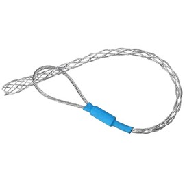 IRSCorp Cable Pulling Grip Sock Kit Galvanizing Steel Antislip Pipe Cable Wire Pulling Grips Lassos Set Flexible Eye Mesh Rope Blue