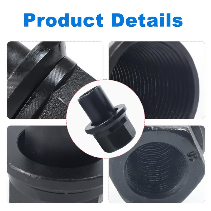 6 Pack Two-Piece 28mm Sleeve Wheel Lug Nuts Fit for