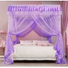 Mengersi Bed Canopy for Girls,Canopy Bed Curtains Canopy for Bed