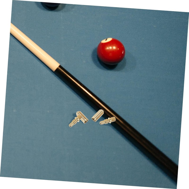 ORFOFE 4sets Billiard Cue Joint Screws Kit Copper Extension Screws
