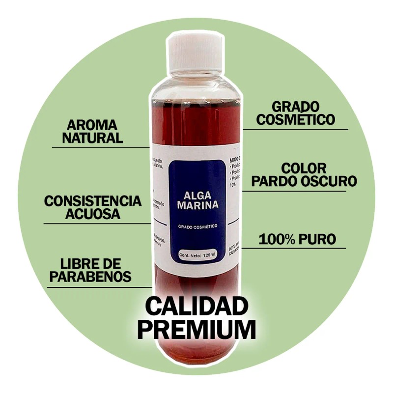 Algas Marinas Pura Extracto Uso Cosmetico - 115ml