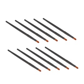 VICASKY 10pcs Eye Makeup Brush Black Eyeshadow Applicators for Women for Daily and Easy to Carry Makeup Tools