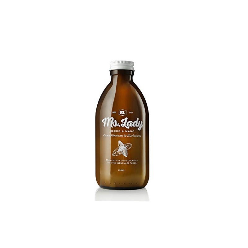 CREMA HIDRATANTE NATURAL ORGANICA DE HIERBABUENA MS.LADY