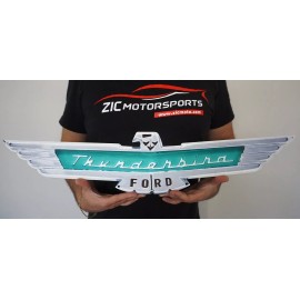ZIC Motorsports 57 Ford Thunderbird Steel Sign - Large: 30" X 6" - $74.95