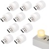 HVZUM 10PCS Night Light, LED Mini Light Bulb, Plug in
