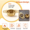 Gokoti Stainless Steel Tea Strainer with Drip Bowl Easy Clean