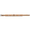 Hunter Swiss Nickel Pale Leather Collar, 41,0-49,0 cm, Natur/Beige