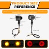 KEEPDSGN Motorcycle Bullet LED Turn Signal Blinker Brake Running Tail