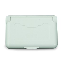 TruePower 30W 15 Amp Weatherproof Receptacle Cover for RV Trailer RV Outdoor Electrical Outlet (White)