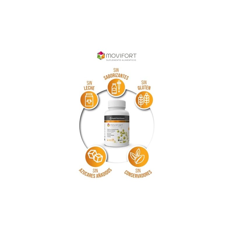 Aspid Nutritionals - Movifort Suplemento Alimenticio 120 Cápsulas | Extracto