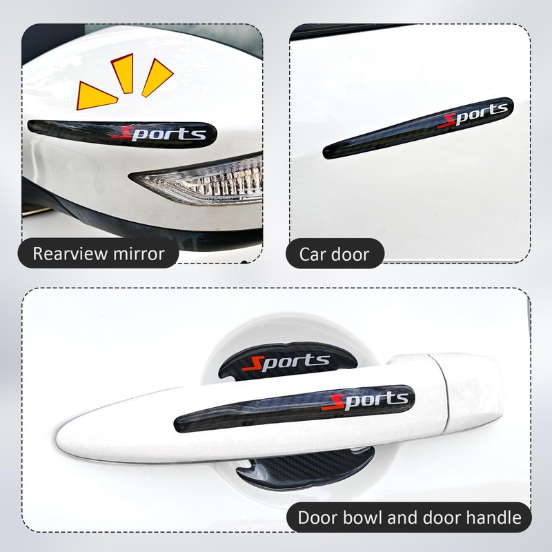 Car Door Handle Protector, 8 Pcs Door Protectors for Vehicles,