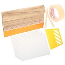Tofficu 1set Diy Screen Printing Scrapers Silk Screen Printing Tool Kit for Ink Application Textiles and Compact Squeegee Accessories