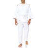 KWON Junior Judo Children's Martial Arts Uniform, white, 130 cm