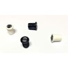 Mortise Type Round Magnetic Catch in Black - 10 Pack