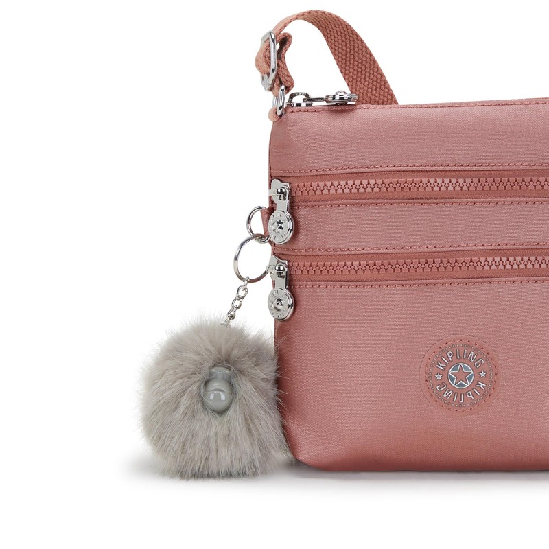 Kipling Alvar Extra Small Metallic Mini Bag Metallic Maple