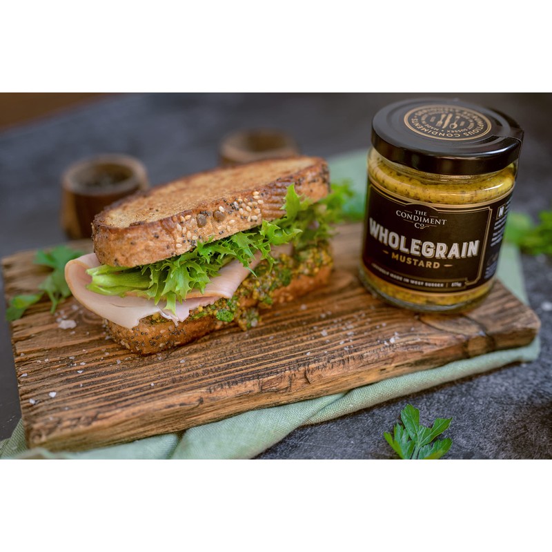 The Condiment Company, Mustard, Wholegrain, 175 Gram