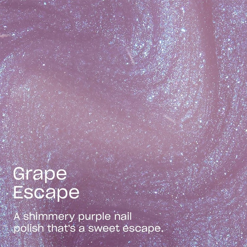 OPI Nail Lacquer Grape Escape | Sheer Pastel Purple Shimmer