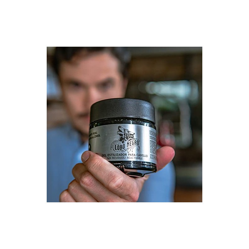 Lobo Gel fijador para cabello Lobo Negro. 250 grs