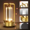 Metal Table Lamp, Modern and Elegant, Light Modes with Warm,