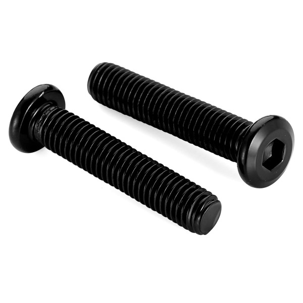 1/4-20 x 3-1/2" Flat Round Socket Screws Connector Bolts for