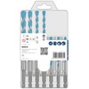 Bosch 7 x Expert HEX-9 Multi Construction Drill Bit Set