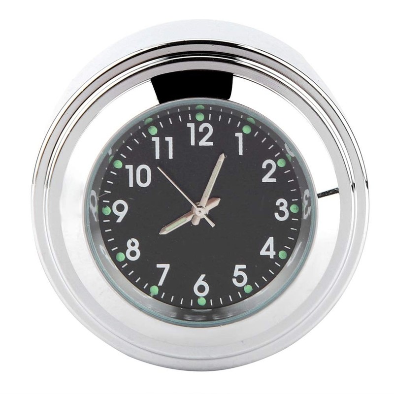 EVGATSAUTO Motorcycle Handlebar Watch, 7/8 Inch 1 Inch Motorcycle Handlebar