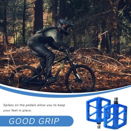 Pedals for Bike | Lightweight Non-Slip Shockproof Bicycles Pedals - Powersports Device, Cycling Equipment for Fixed Gear, Gravel, Family, Friends, Home