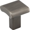 Elements 183BNBDL Park Collection Knob, Brushed Pewter