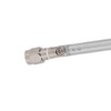 Telescopic Antenna, Alloy Steel SMA Male Connector, Six Sections, 40MHz-6G