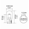 Hella 7440TB Bulb 7440 12V 21W W3X16D T6.5 (2)