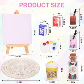 8 Pieces Dollhouse Accessories, Gnome Accessories, 1/12 Dollhouse Decoration, Miniature Gnome Accessories, Miniature Dollhouse Accessories, Miniature Decoration, Gnome Accessory Set, Miniature