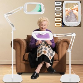 Lupa de pie con luz LED y aumento 30X NV35C0127FDJ-W626E NZQXJXZ para lectura y manualidades