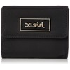X-Girl 105213054013 Women's Wallet TRI-FOLD WALLET, Black