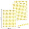 4320 Pack 40 Sheets Tiny Gold Star Stickers, 0.3" Diameter