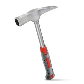 600g Steel Pipe Handle R-Type Brick Hammer