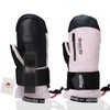 devembr Ski Mittens with Wrist Guards, Snowboarding Mittens Touchscreen, Snow