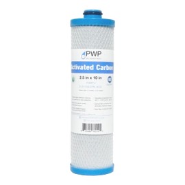 RV Water Filter Activated Carbon Block Push-Nipple Cartridge OEM 2.5 x 10" for RCS/FR1 Housing Replaces KW1 and FRE-10-BN (2)