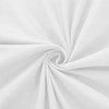 Hafaa White Pillowcases 2 Pack Brushed Microfiber Plain Pillow Cases