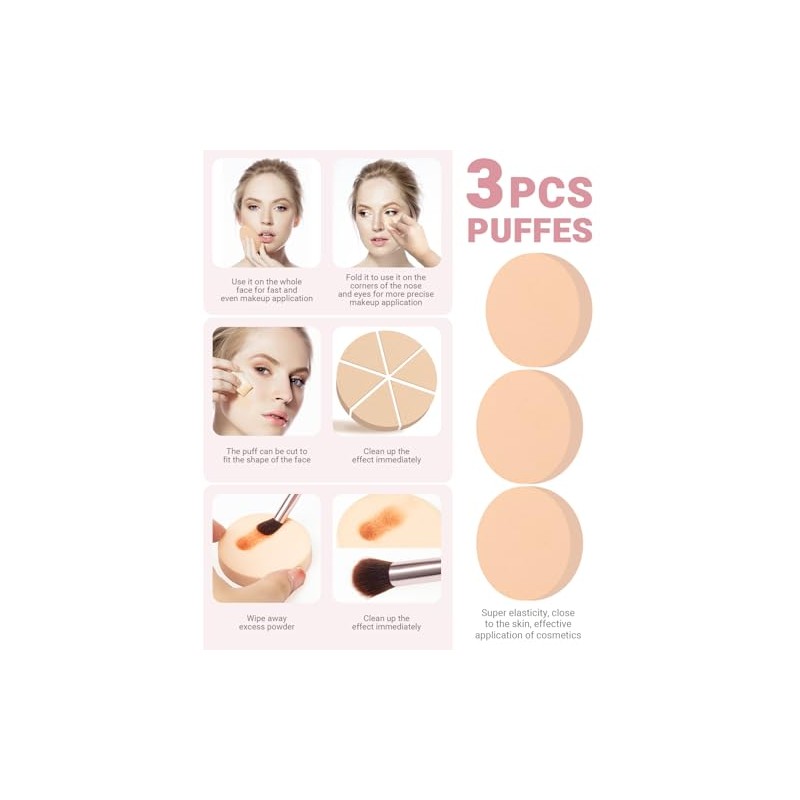 Juego de 8 brochas de maquillaje premium para sombra de