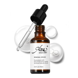 Alra Renewal Serum for Face, Exfoliate Face Serum for Anti-Aging, Blackhead, Pores Minimizer, Acne, All-IN-ONE Night Skincare Smooth Skin Texture for Women & Men, 0.5 fl oz